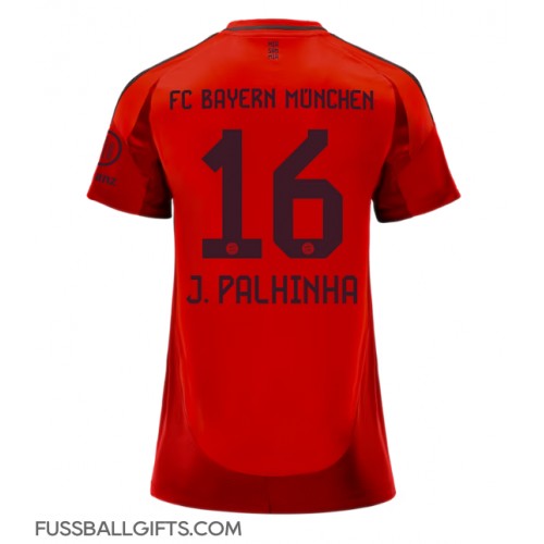 Bayern Munich Joao Palhinha #16 Fußballbekleidung Heimtrikot Damen 2024-25 Kurzarm